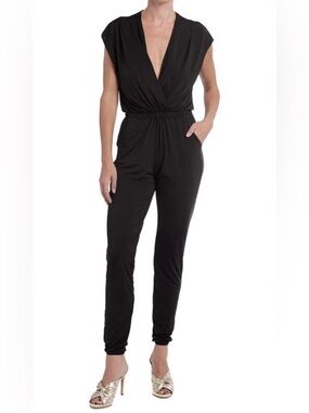Ripley Rader Jogger Jumpsuit in Black size 2 Minimalist Elegant New with tags